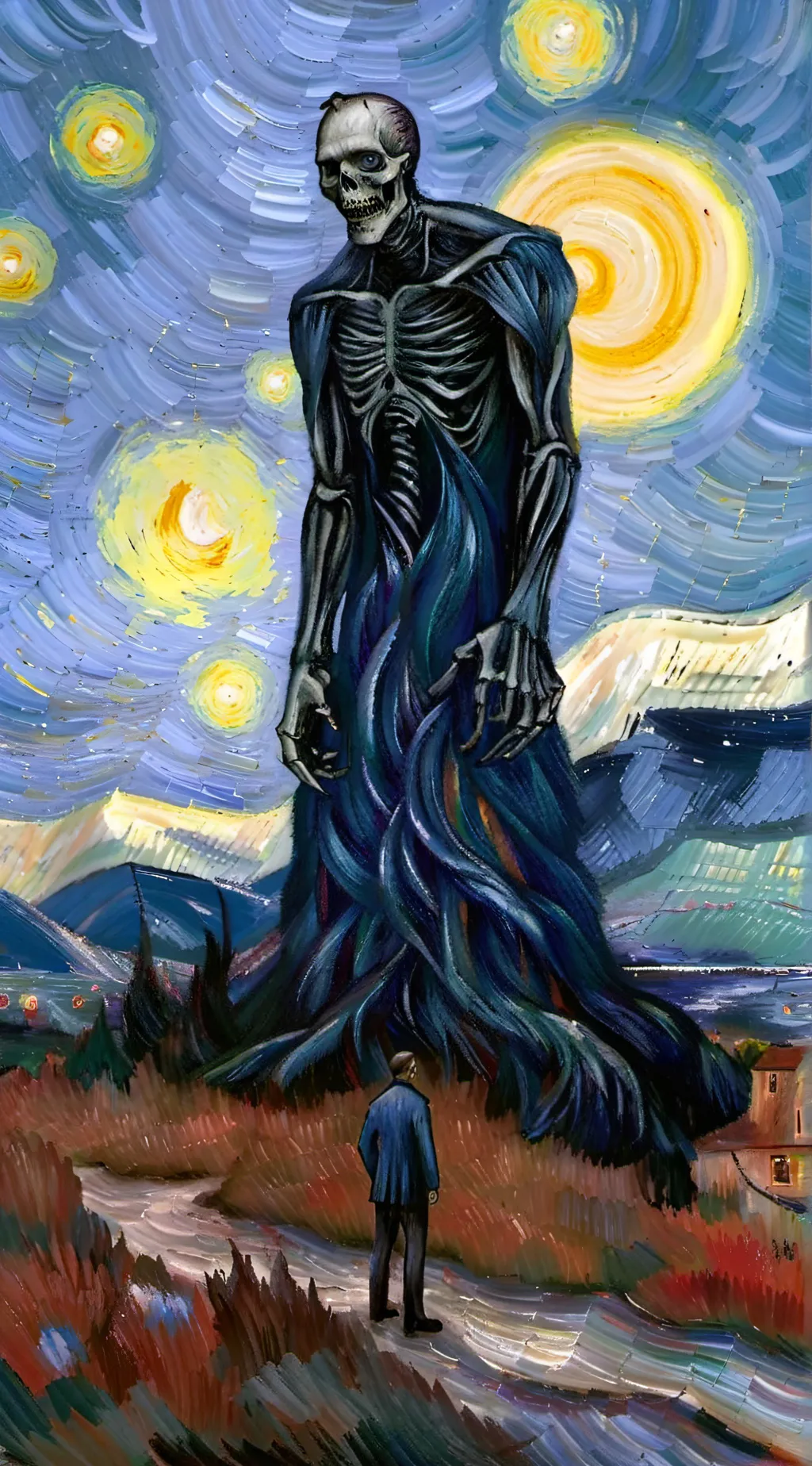 ai character: siren head background