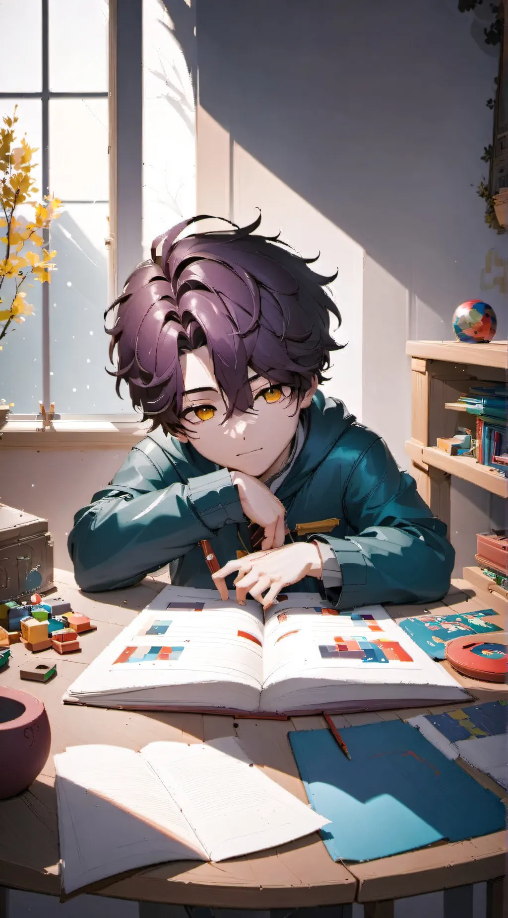 ai character: Leo background