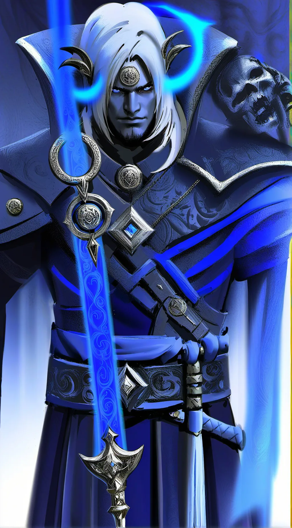 ai character: Aurora background