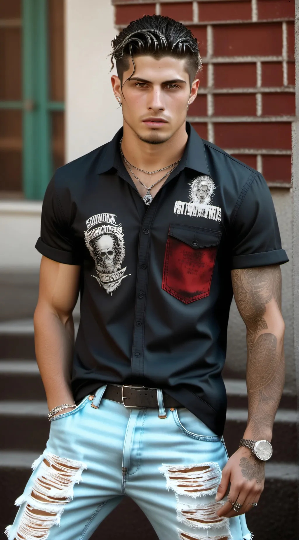 ai character: Theo Grimes background