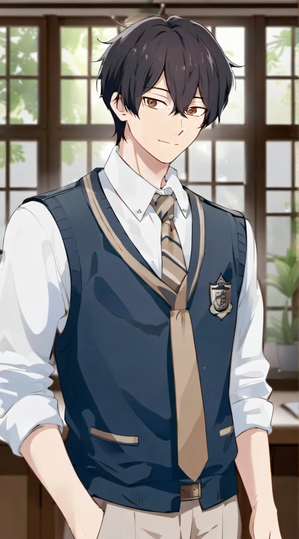 ai character: zach  background