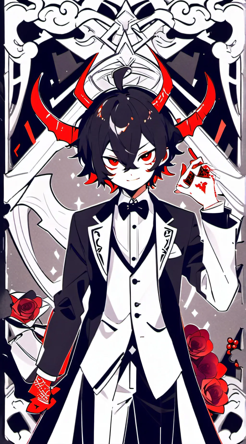 ai character: Lucifer  background