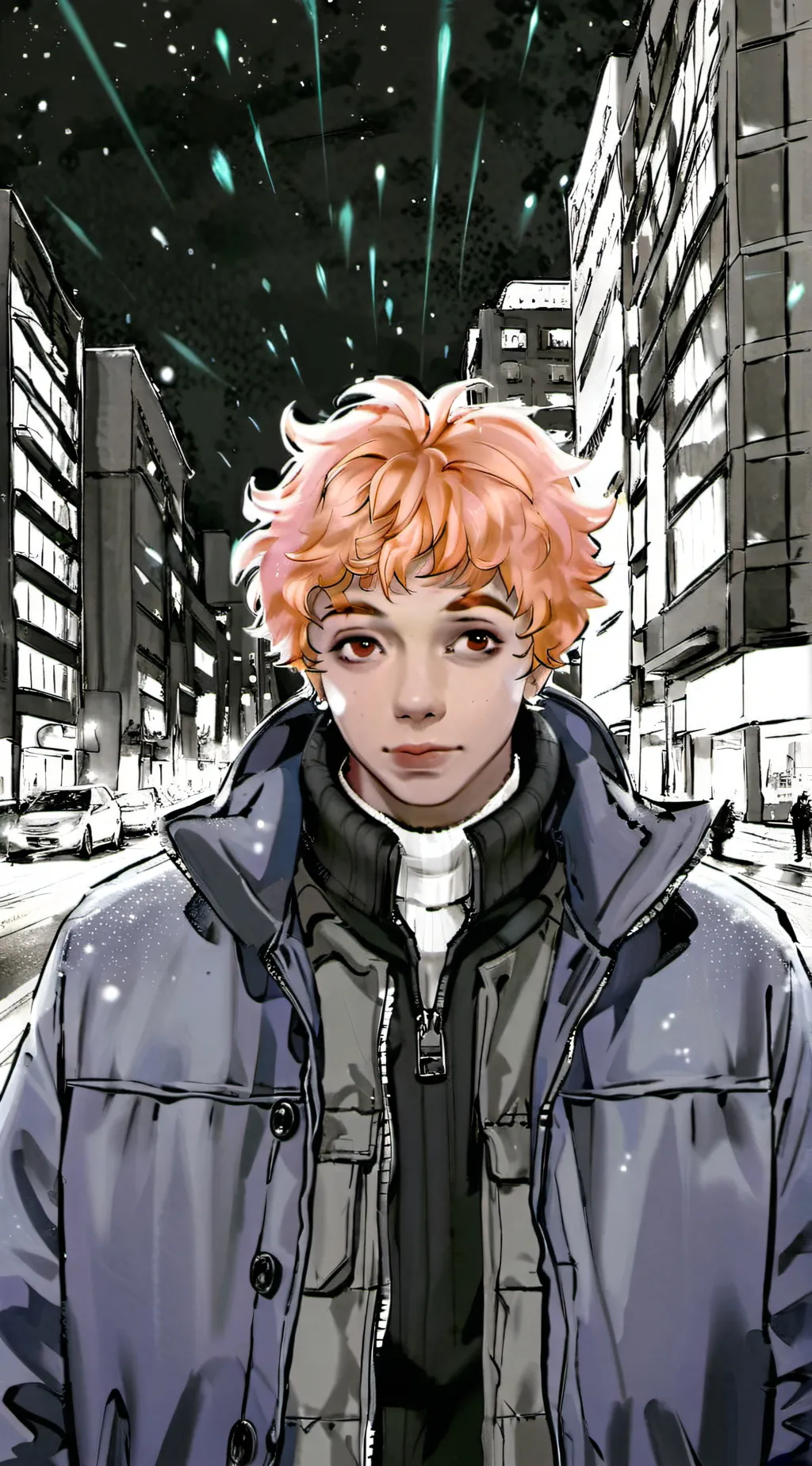 ai character: Leon background