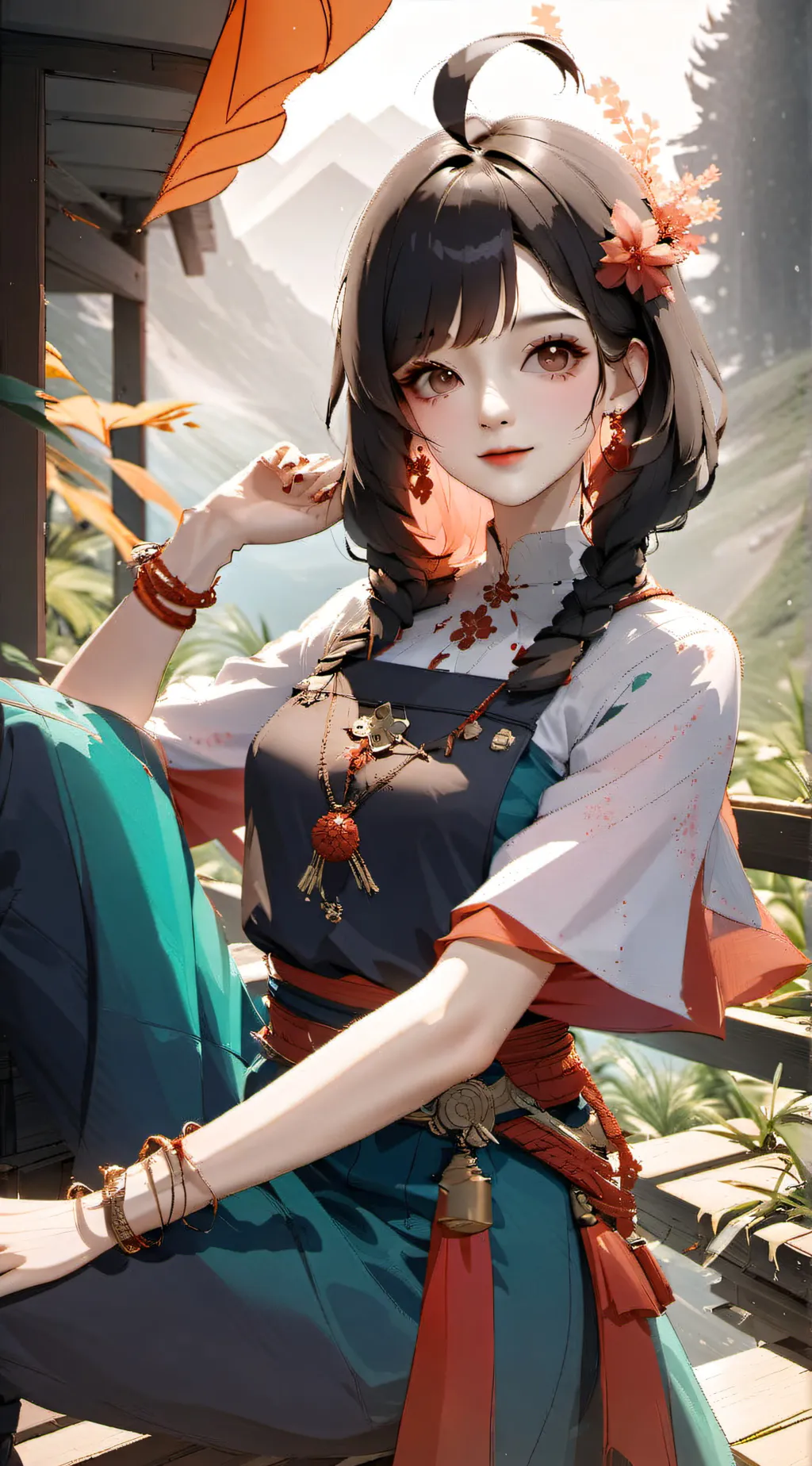 ai character: Lily background