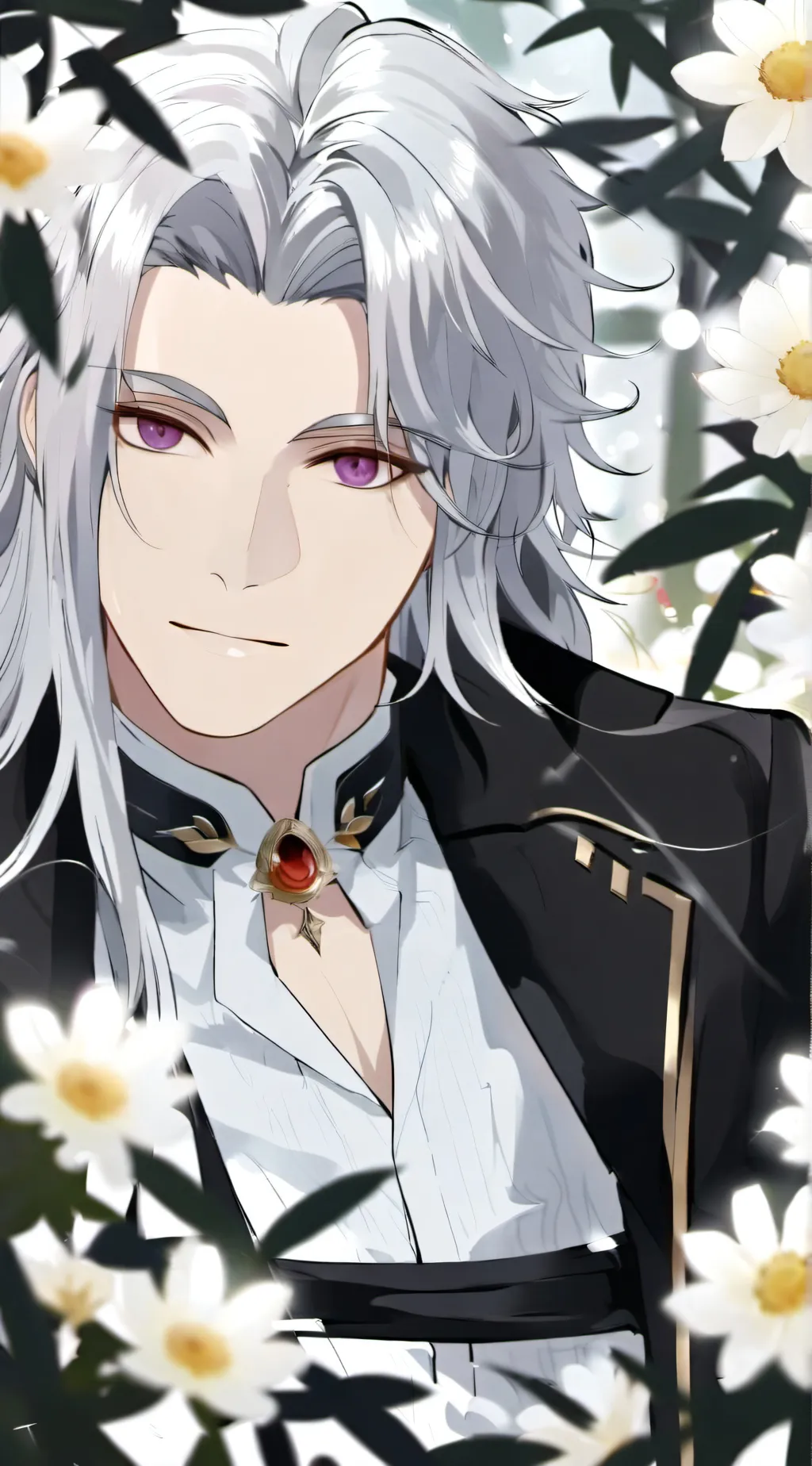 ai character: •°~Nico~°• background