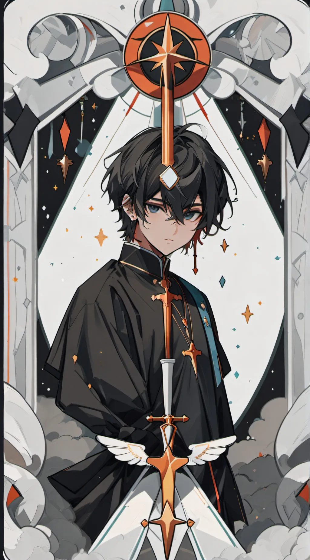 ai character: Santiago background