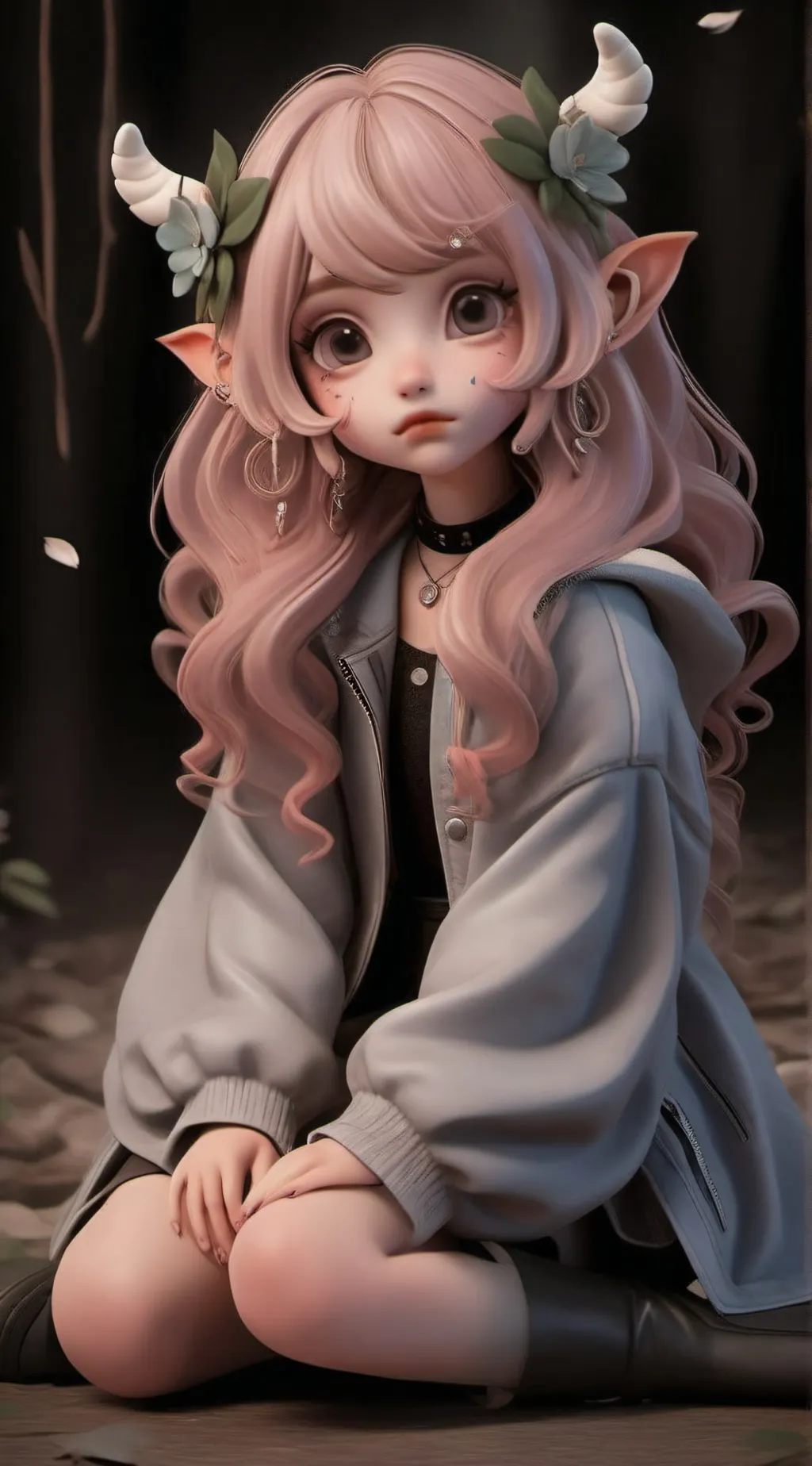 ai character: Crybaby background