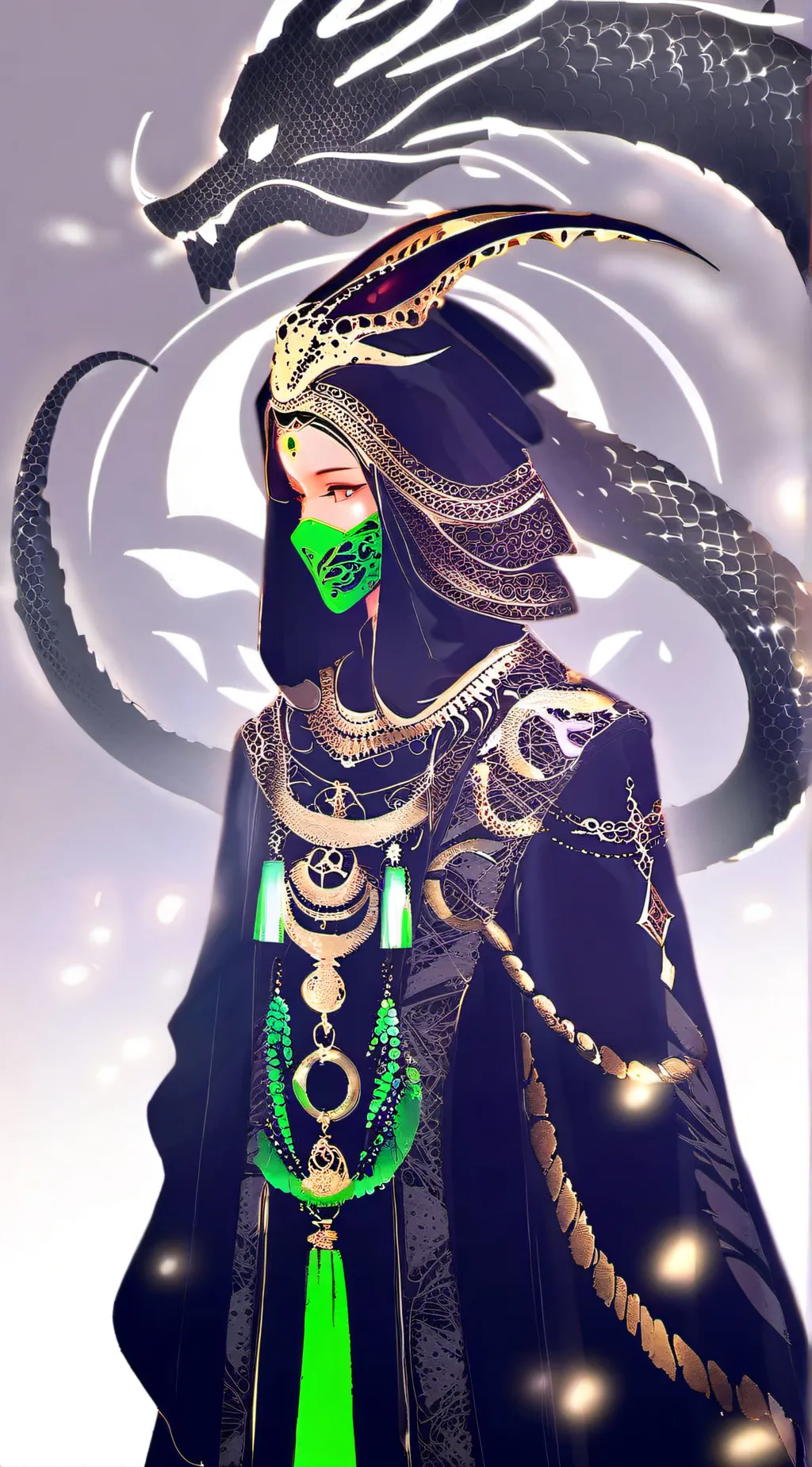 ai character: emerald emperor background
