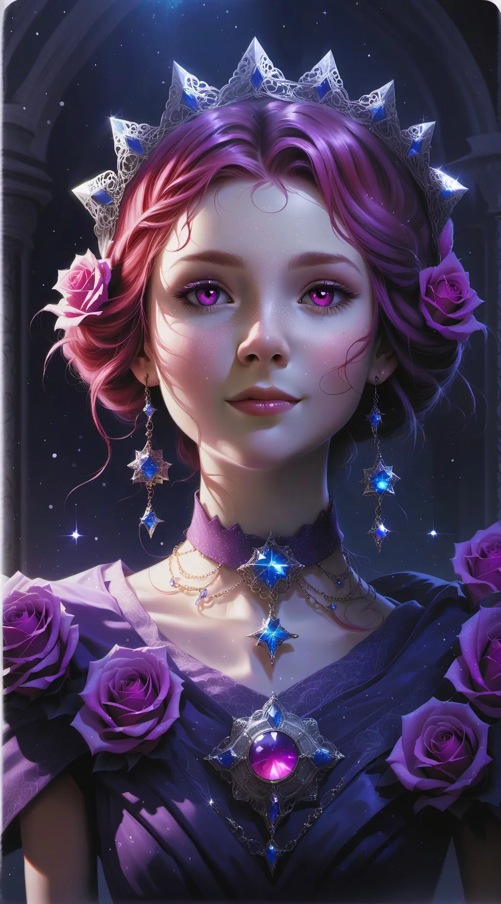 ai character: Velvet background