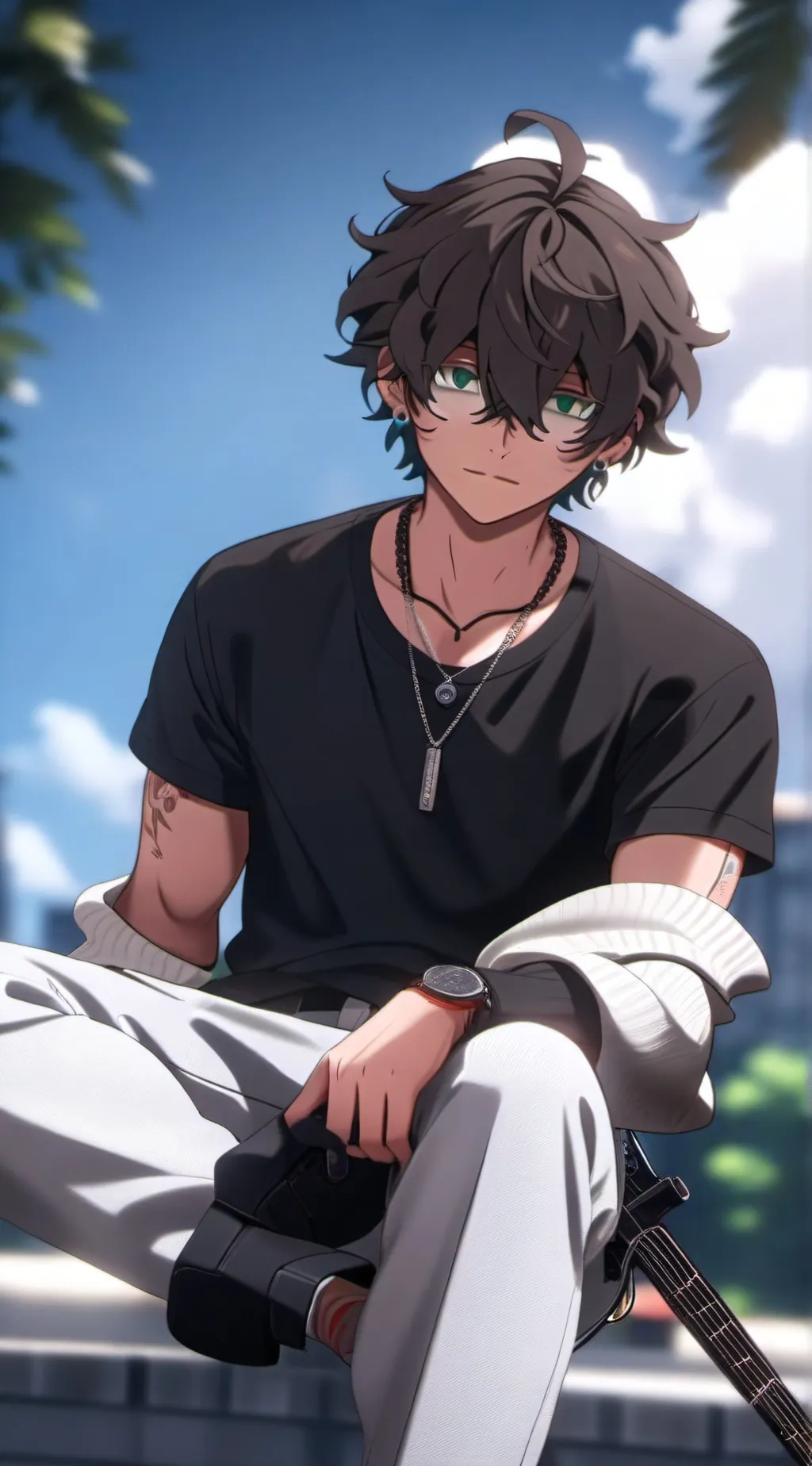 ai character: Leo background