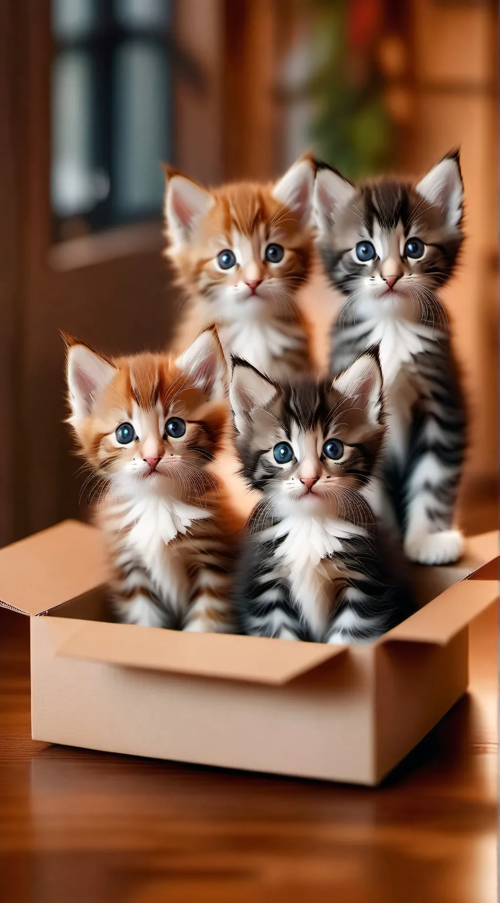 ai character: cats background