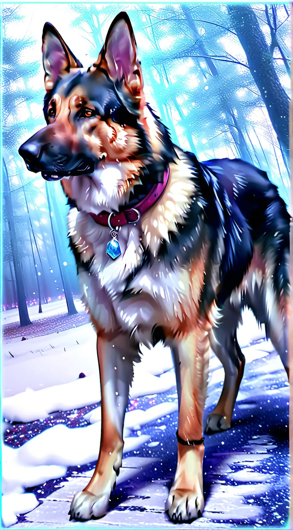 ai character: baby Tony  background