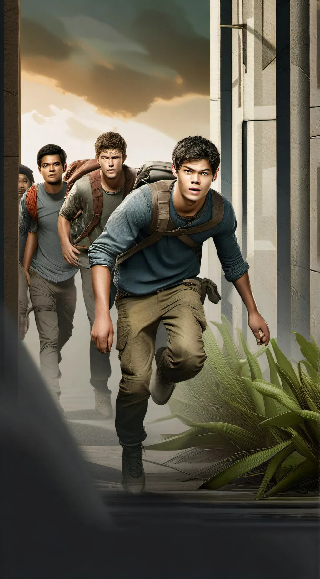 ai character: Maze runner background