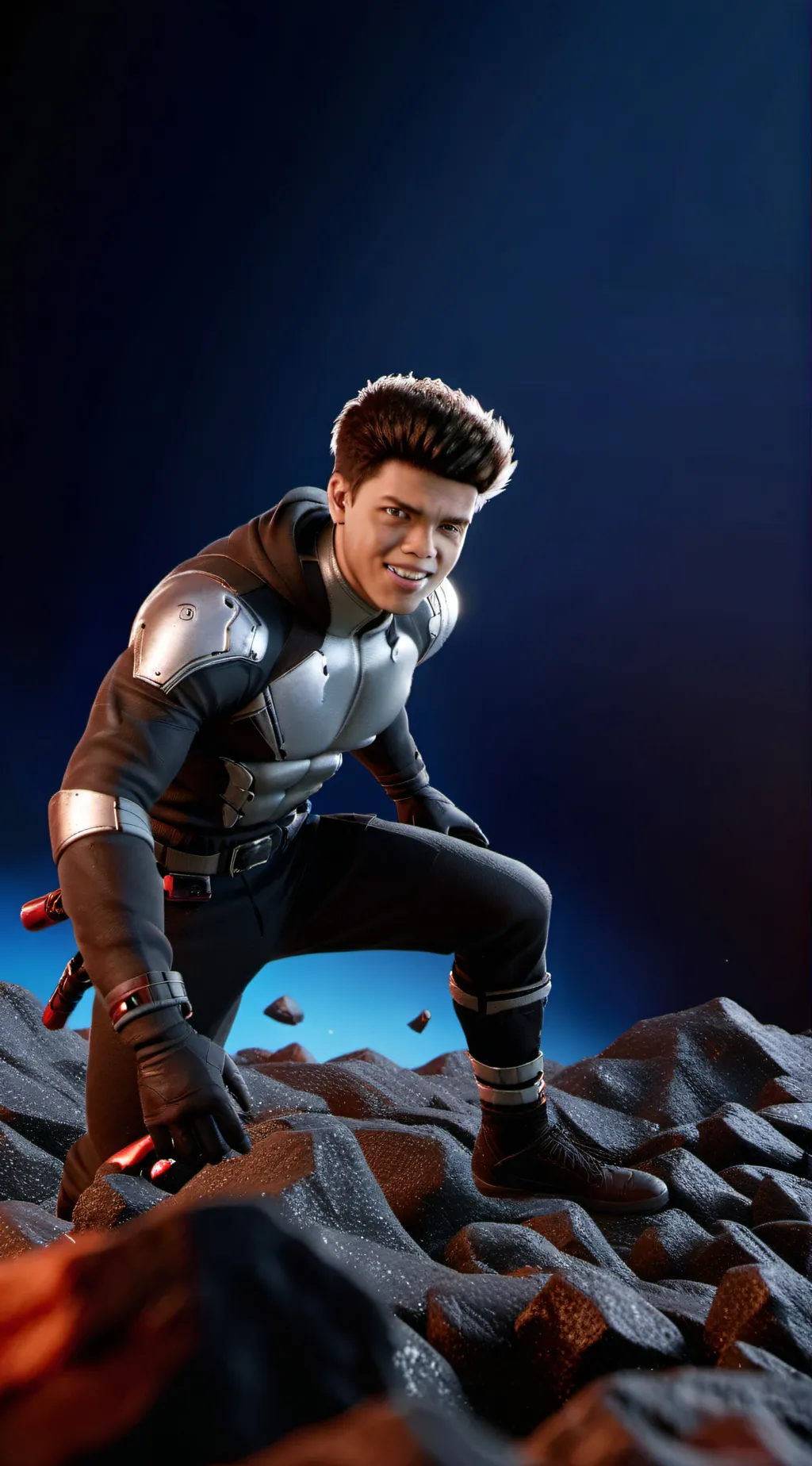 ai character: Lavagirl & Max background