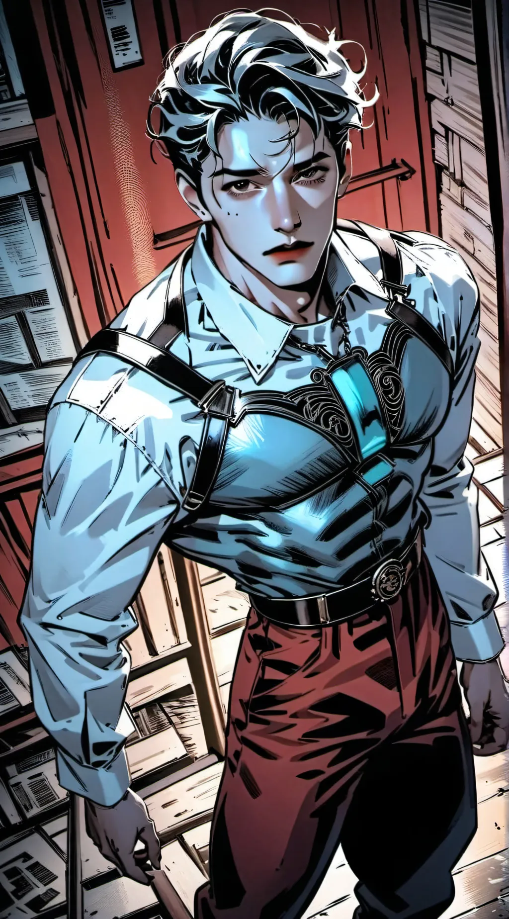 ai character: Max background