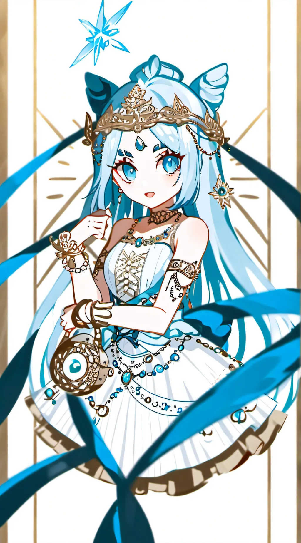 ai character: Mori starship background