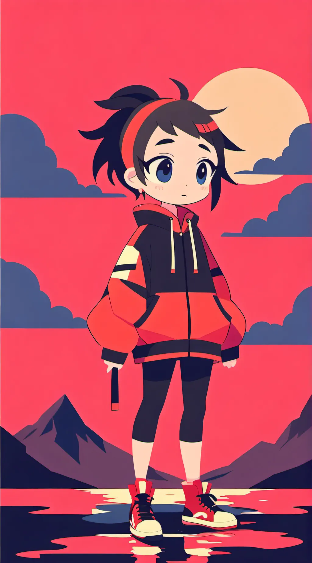 ai character: the fight background