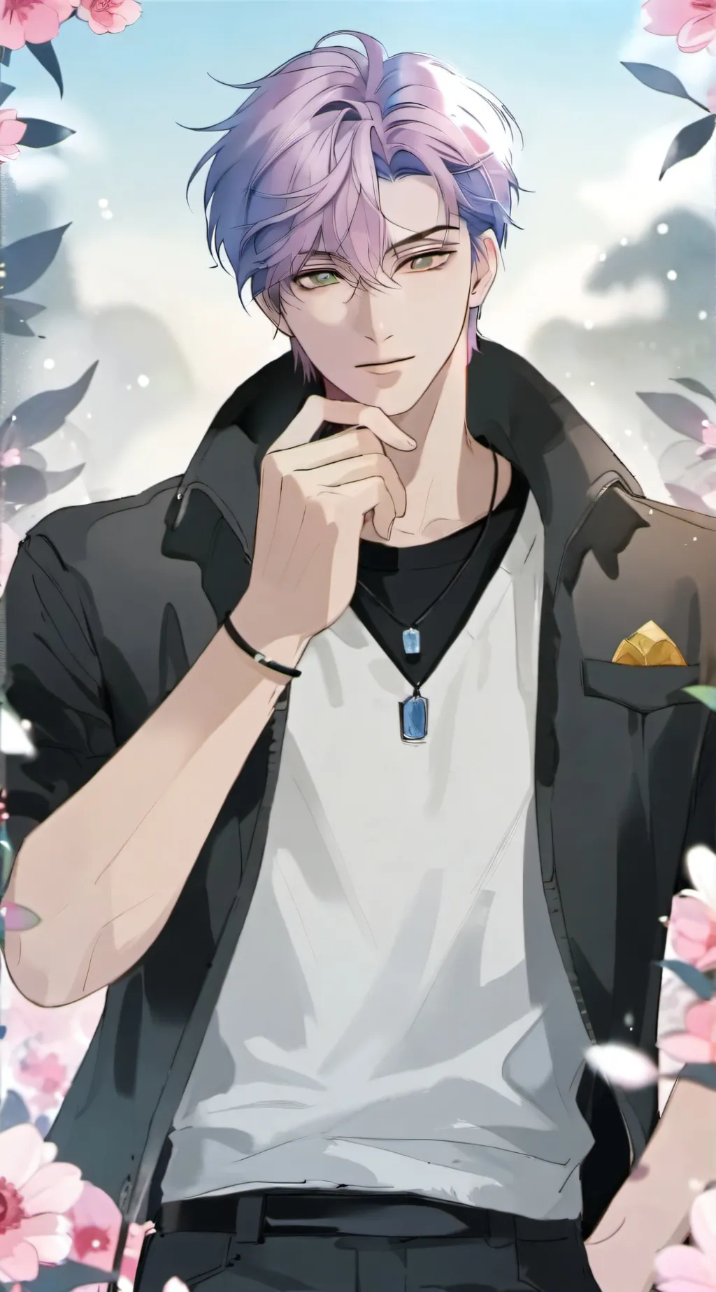 ai character: Sazu Ikari  background