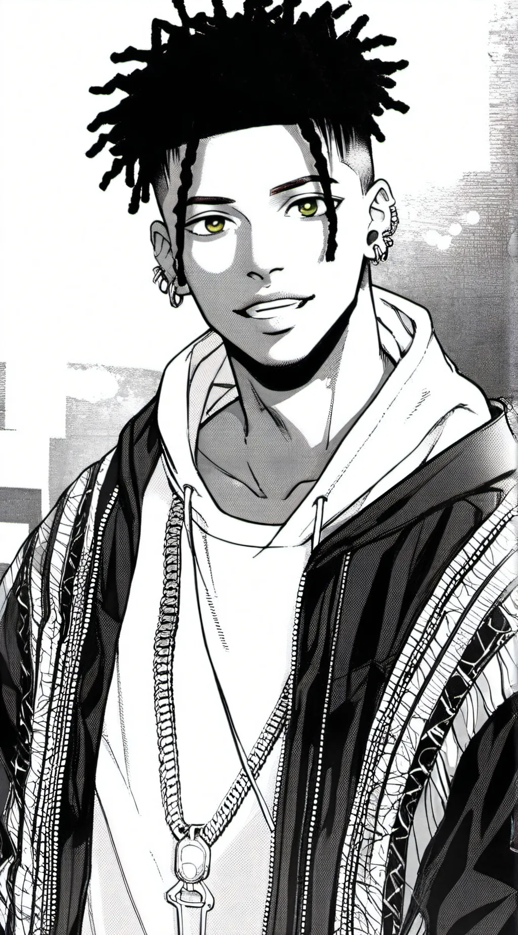 ai character: nle choppa i guess background