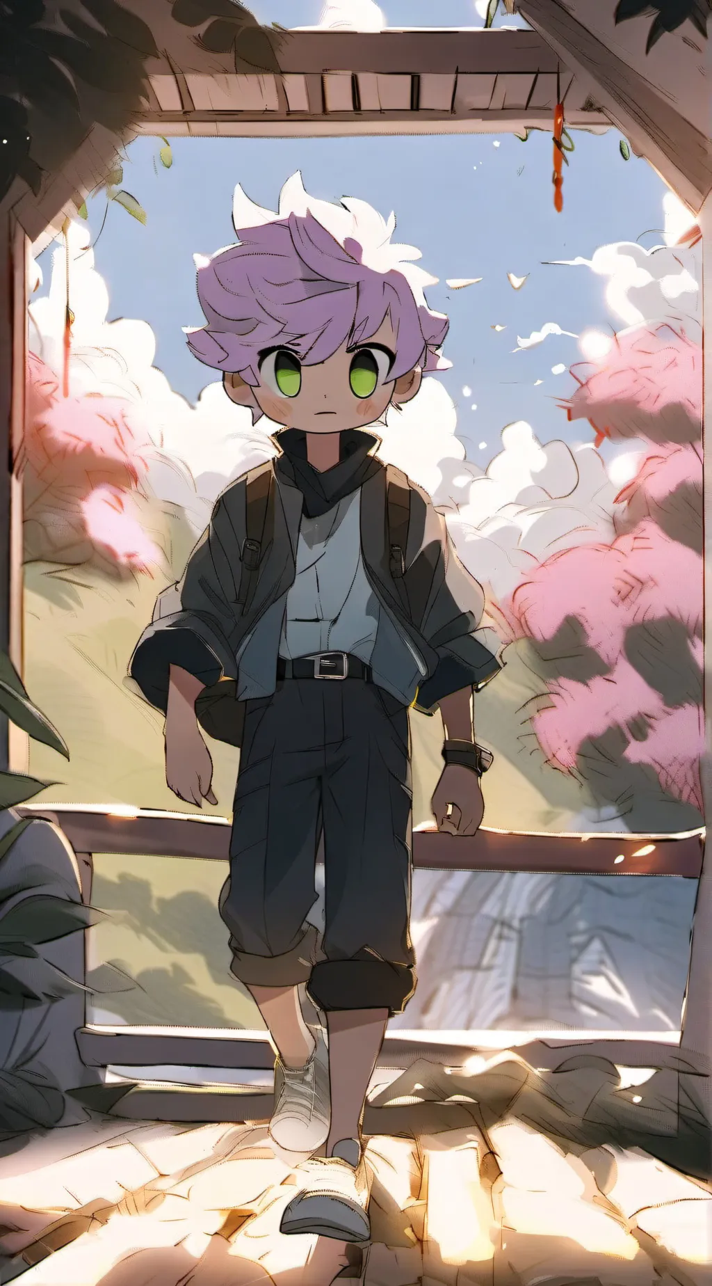 ai character: Leo background