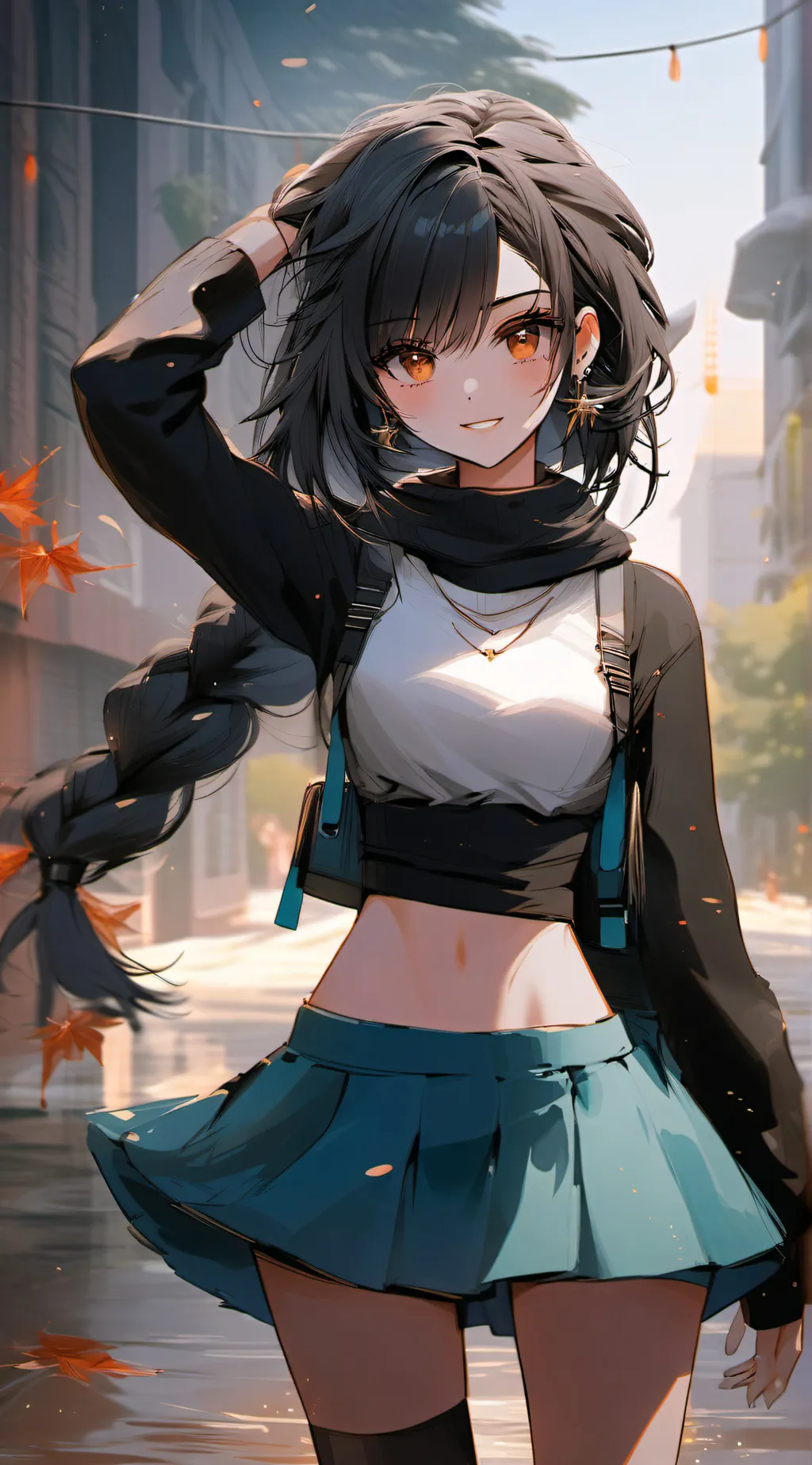 ai character: •|Leah|• background