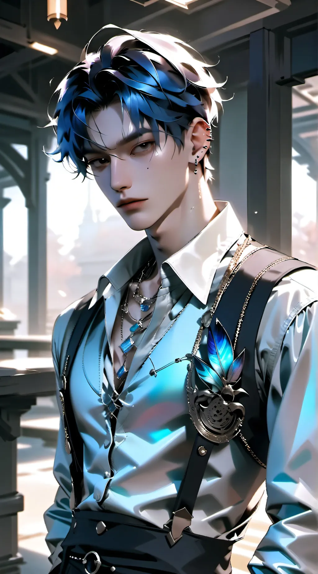 ai character: Justin background