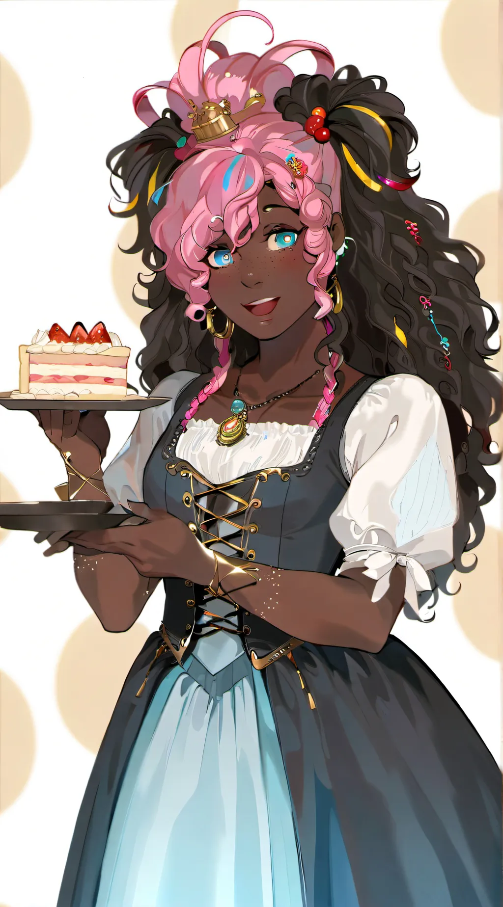 ai character: Pinkie pie  background