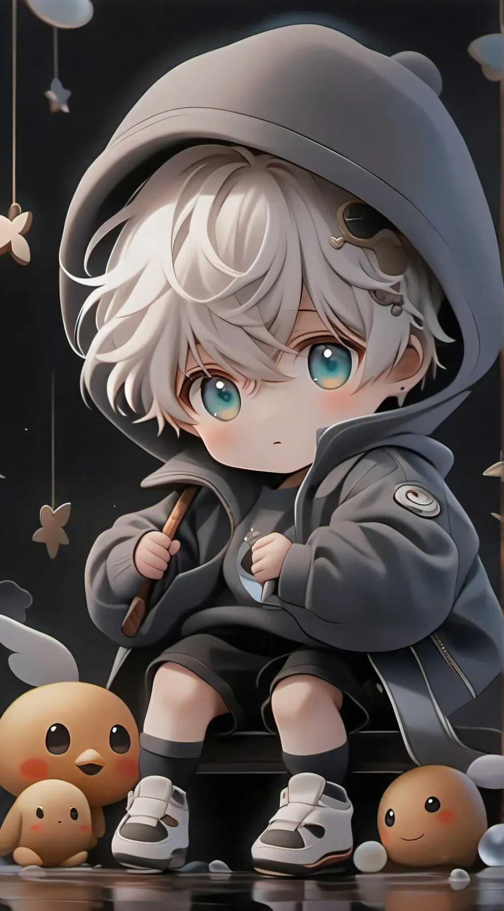 ai character: The baby  background