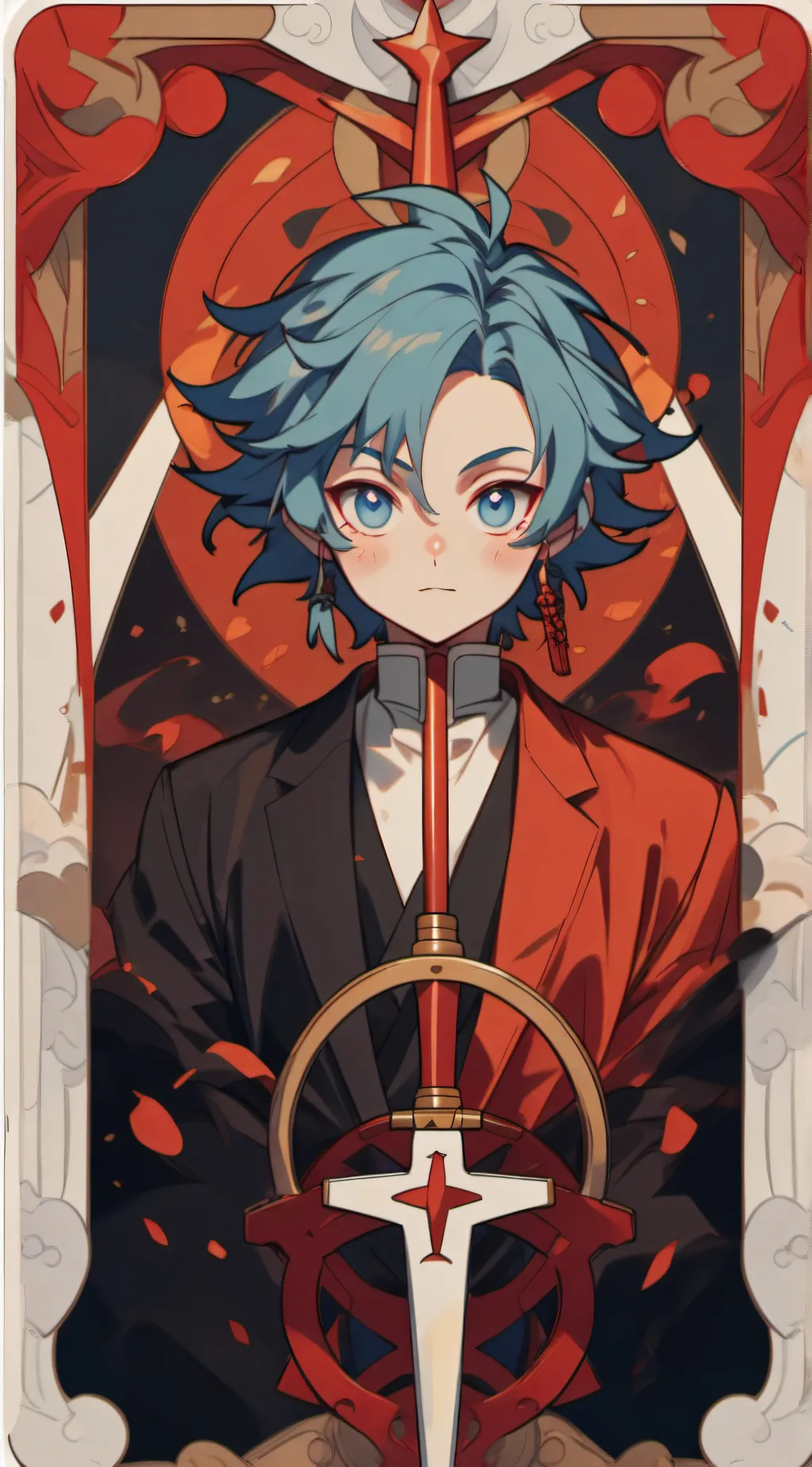 ai character: mui and yui sick background