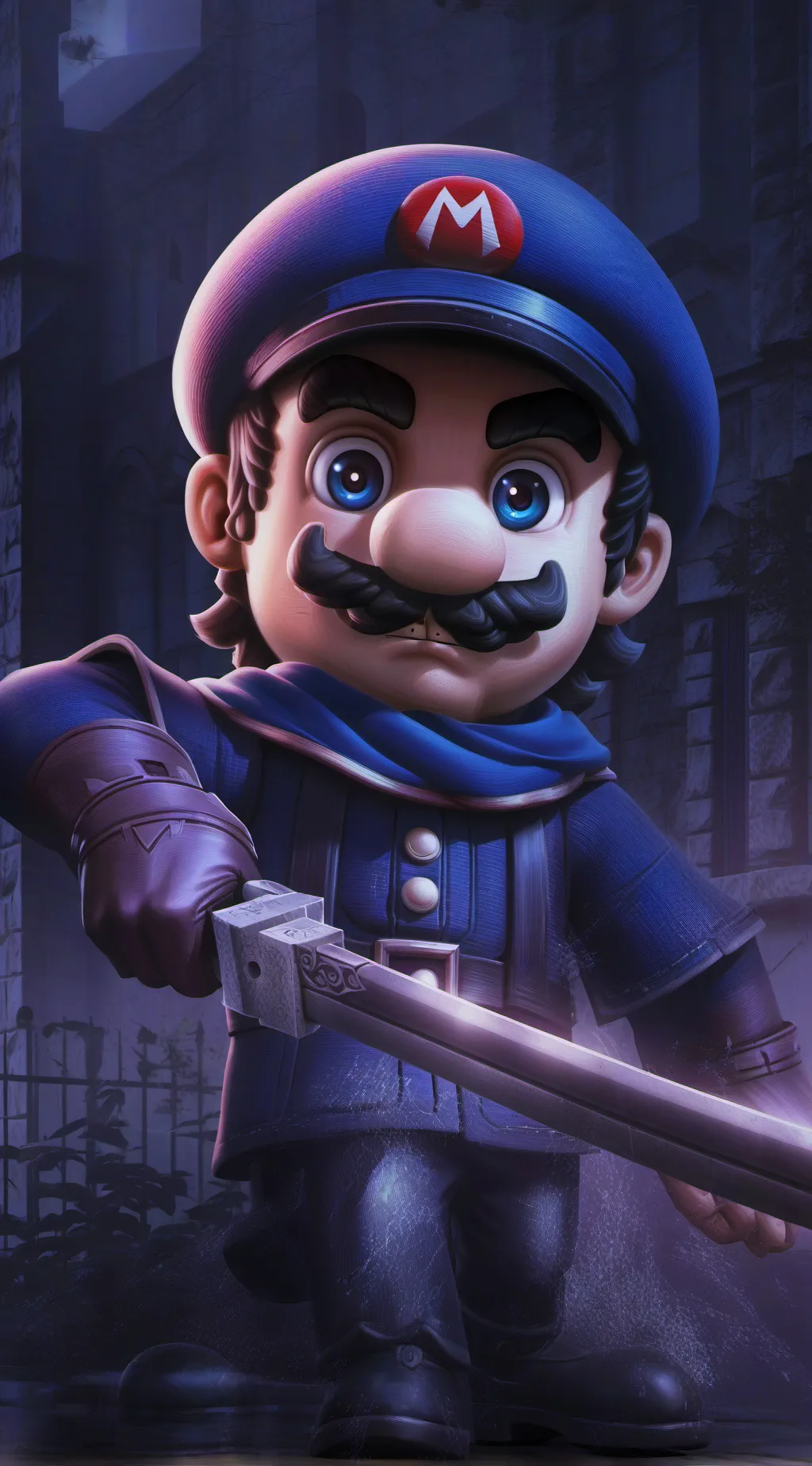 ai character: Mario.exe ripoff background