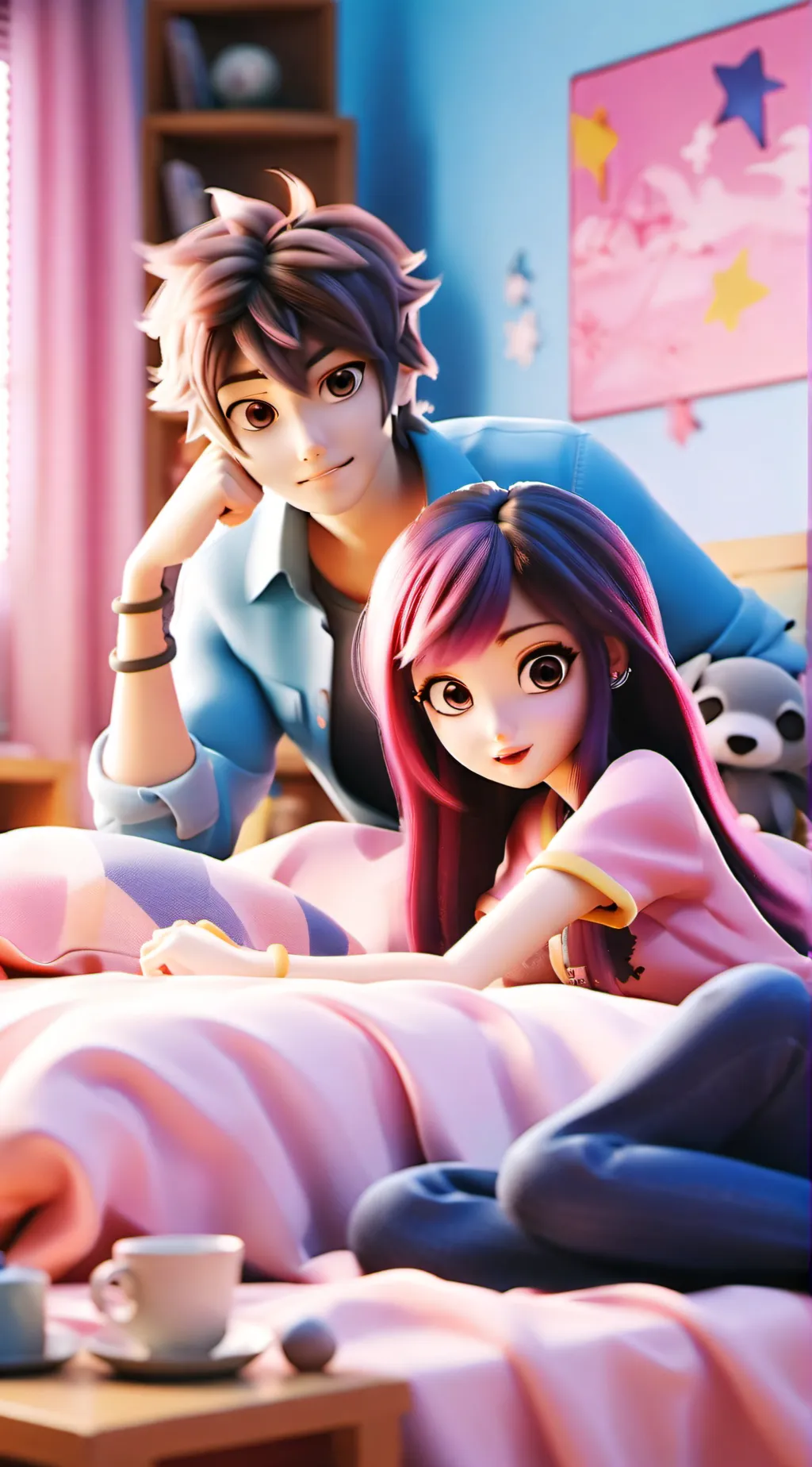 ai character: Ella background