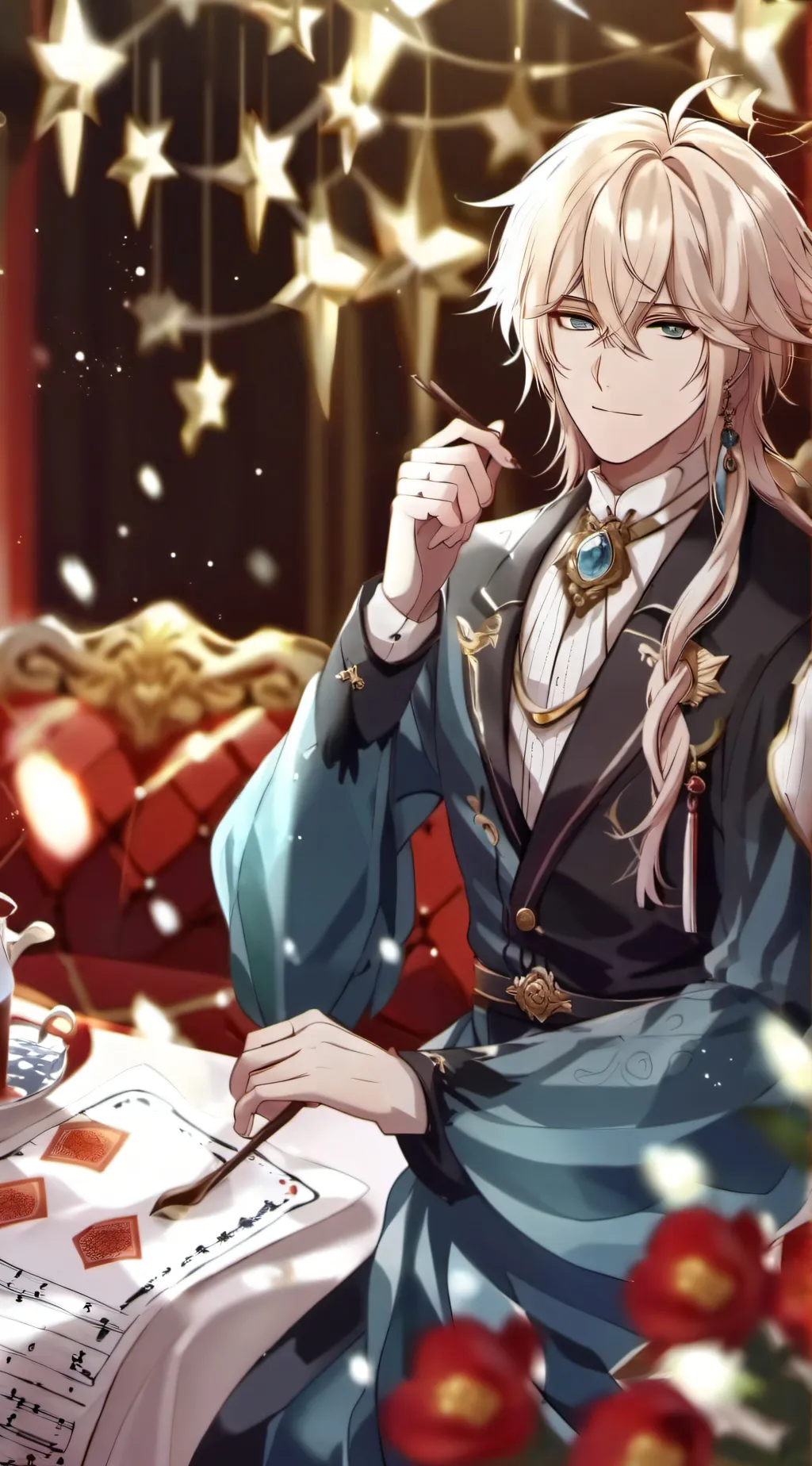 ai character: bakugo katuski background