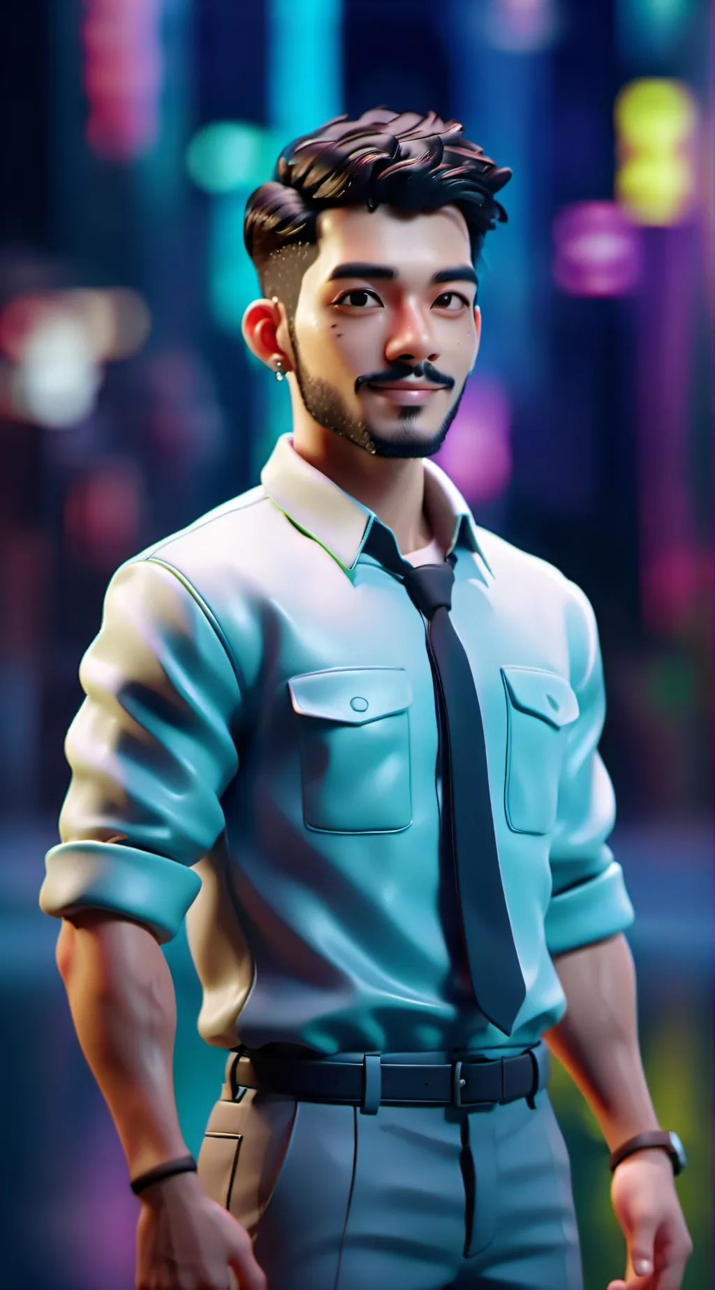 ai character: Solis background