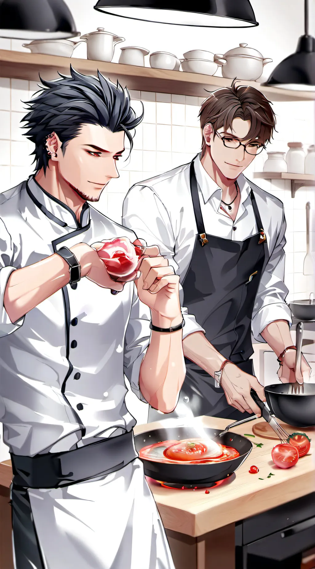 ai character: Chaz & Stewart background