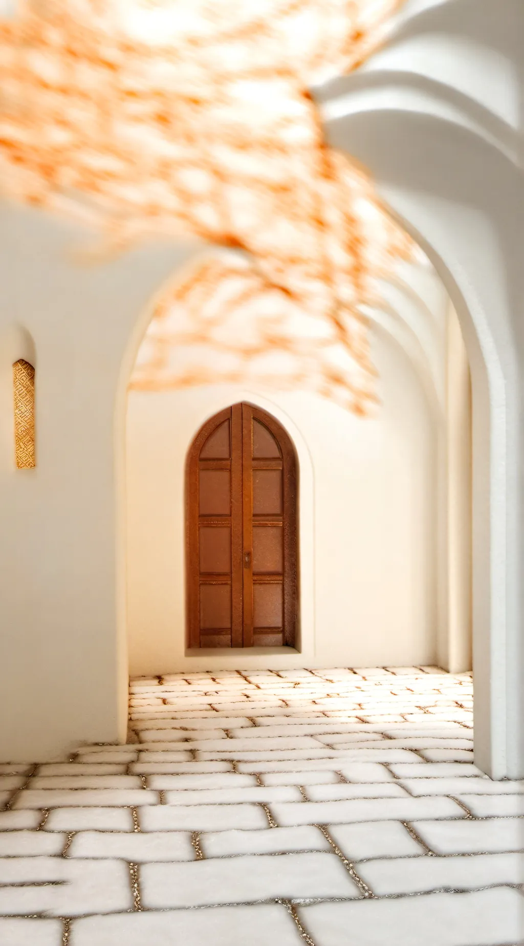 ai character: The door background