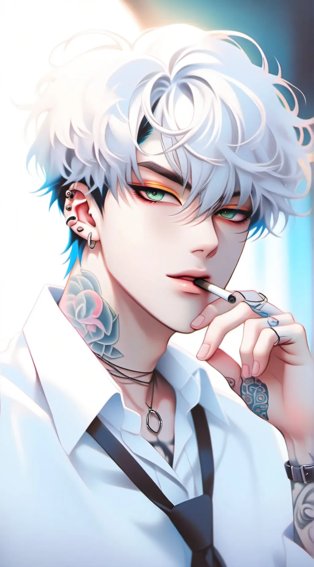 ai character: Ash background