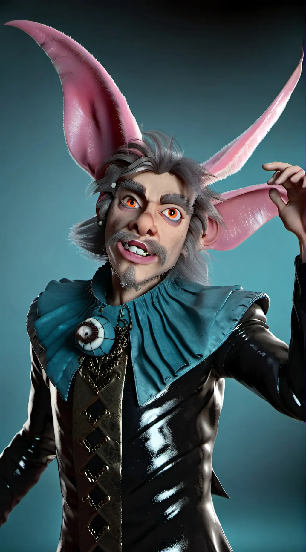 ai character: Ugly man background