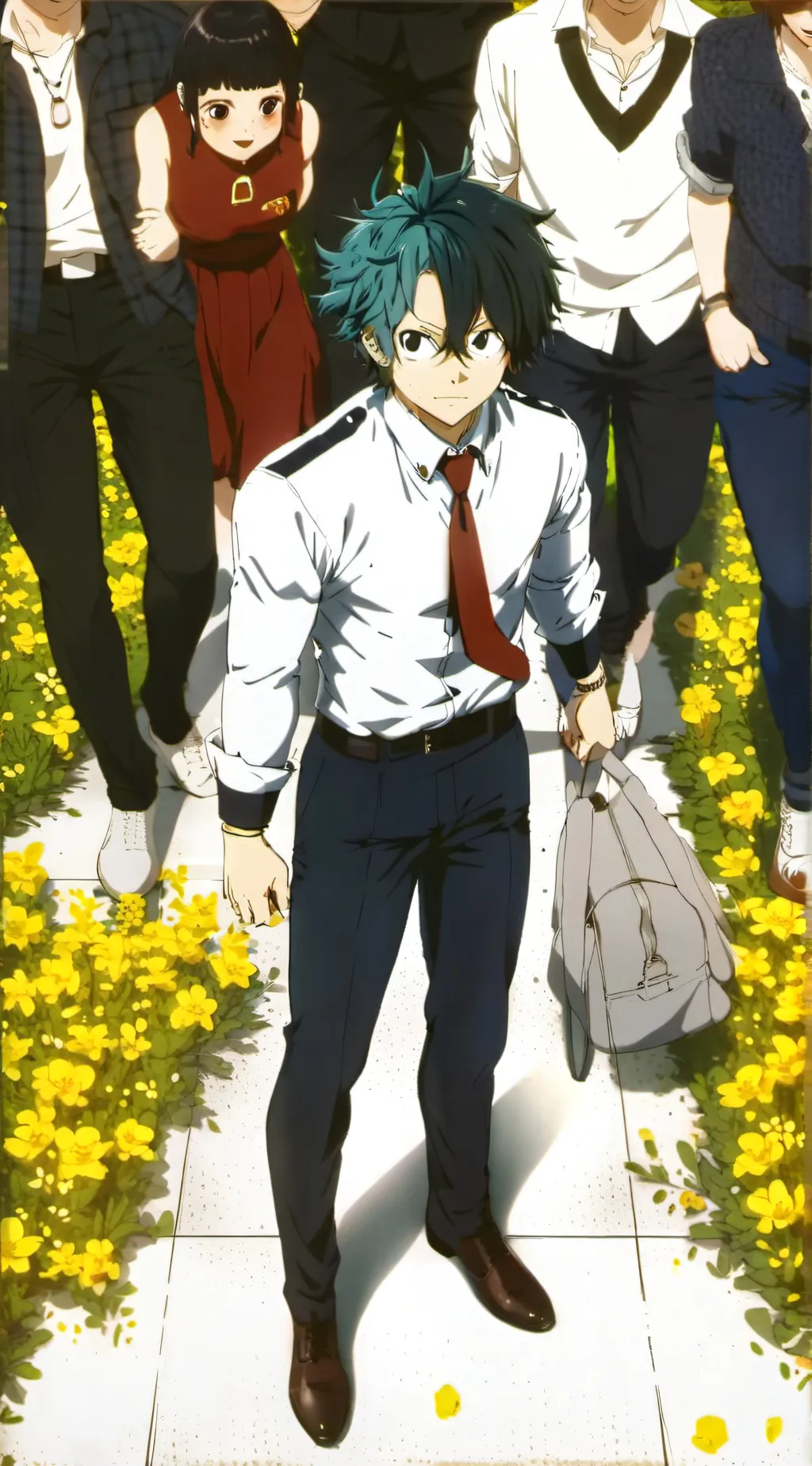 ai character: my hero academia  background