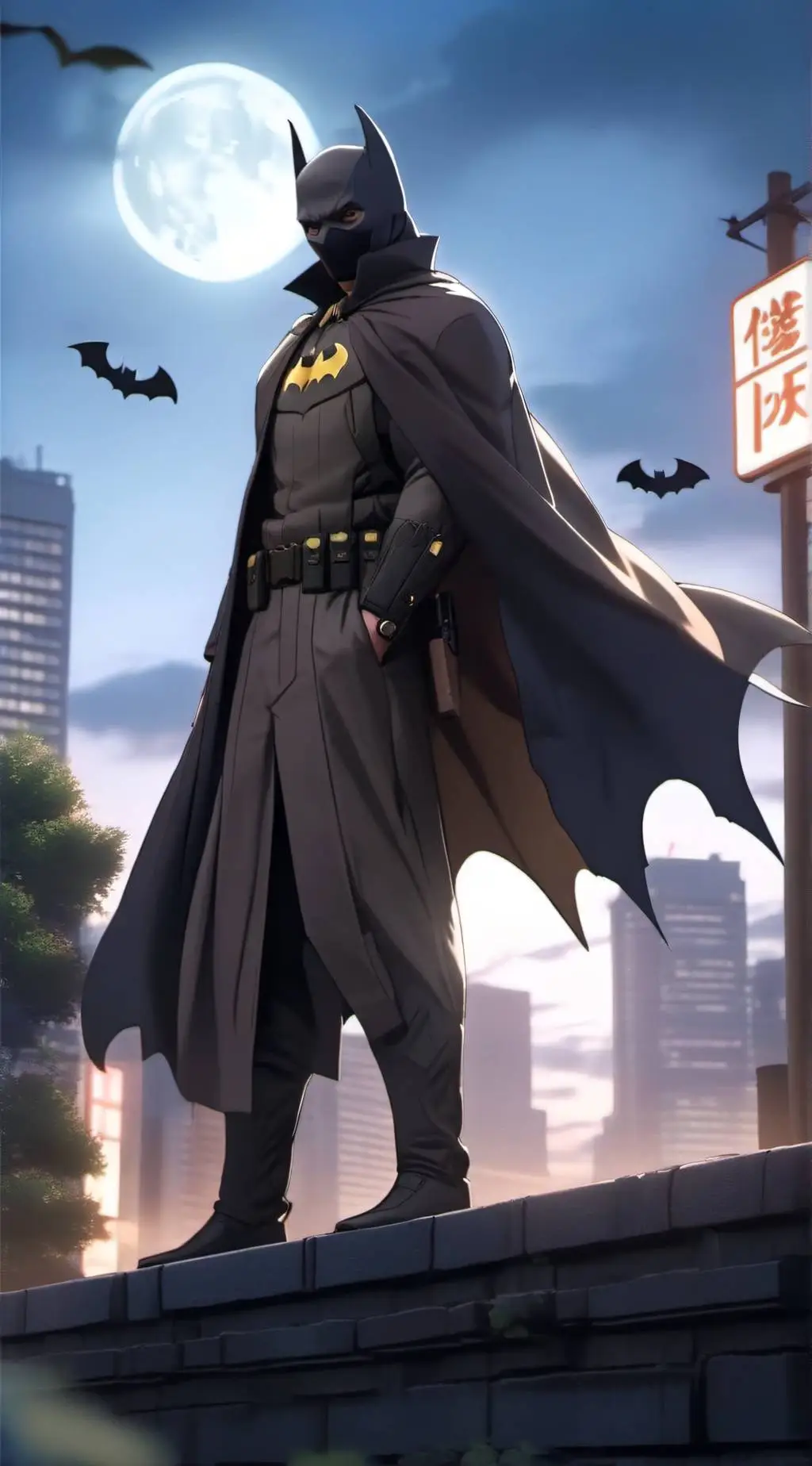 ai character: Batman background