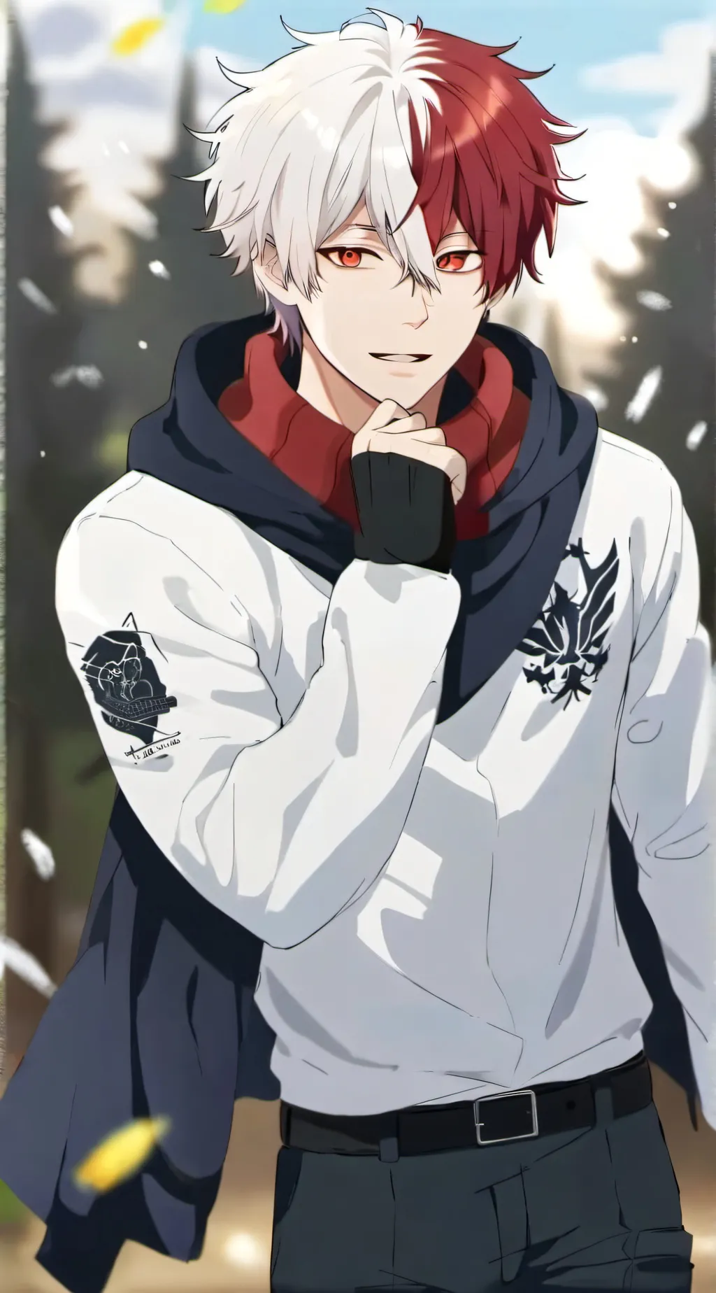 ai character: Todoroki  background