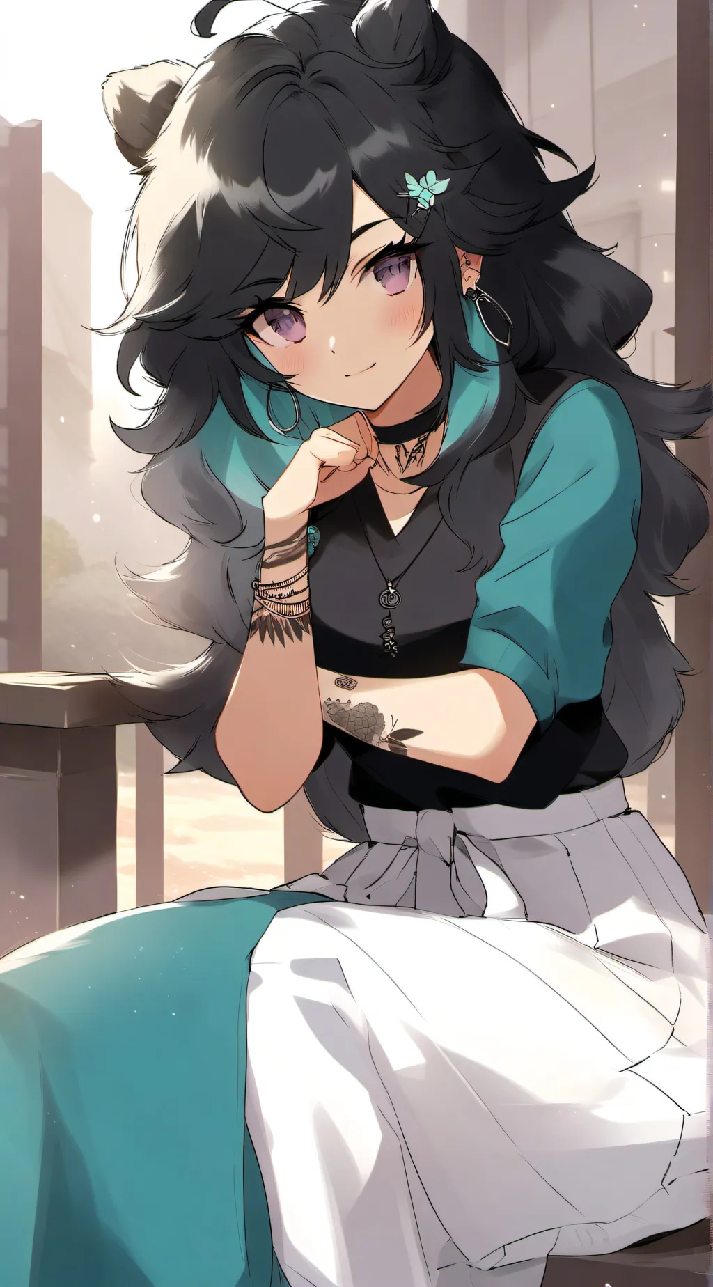 ai character: Aliy background