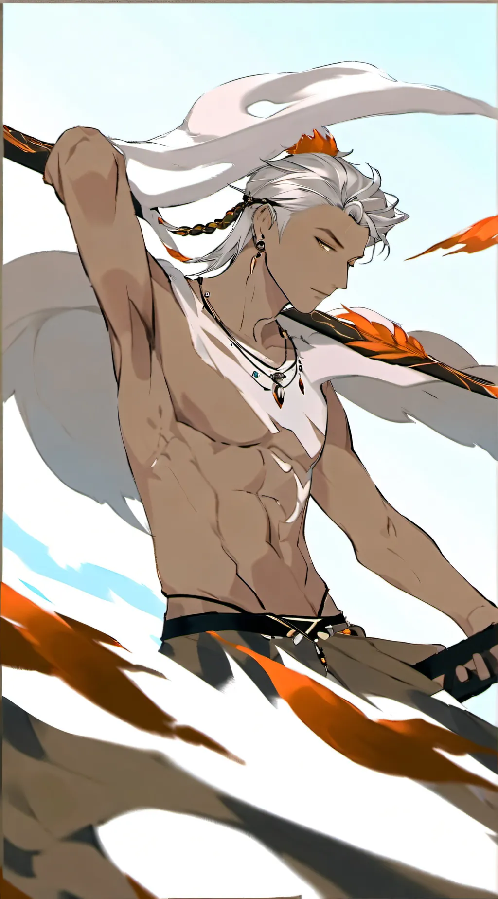 ai character: -Oliver- background