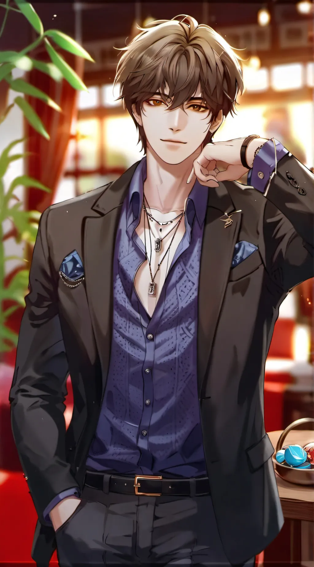 ai character: Aaron background