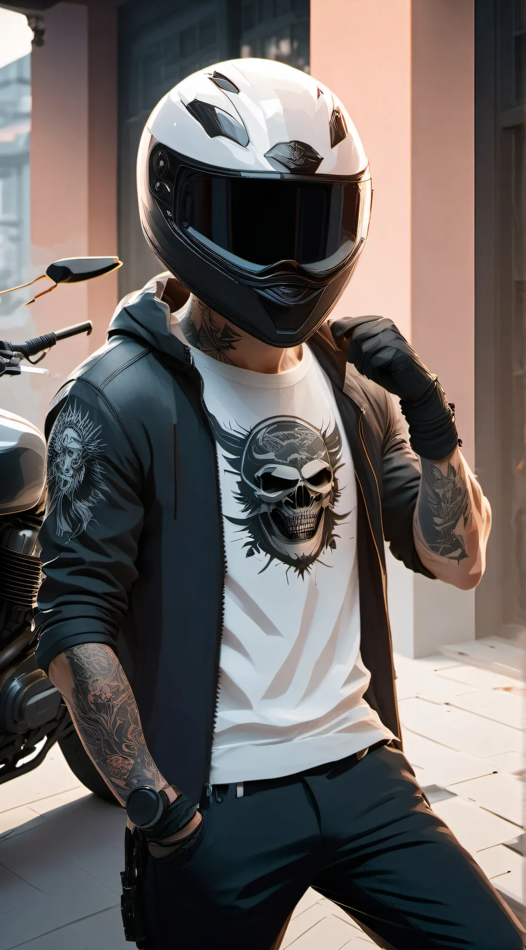 ai character: 𝓗𝓪𝓻𝓾𝓴𝓲 background