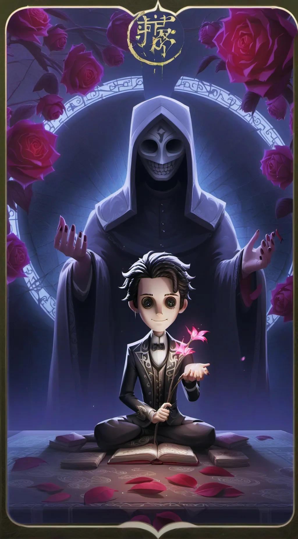 ai character: monster under your background