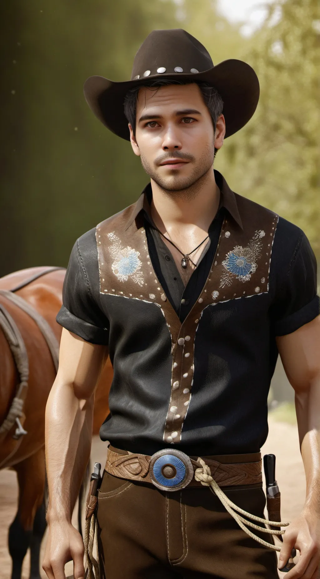 ai character: Dusty Rivera background