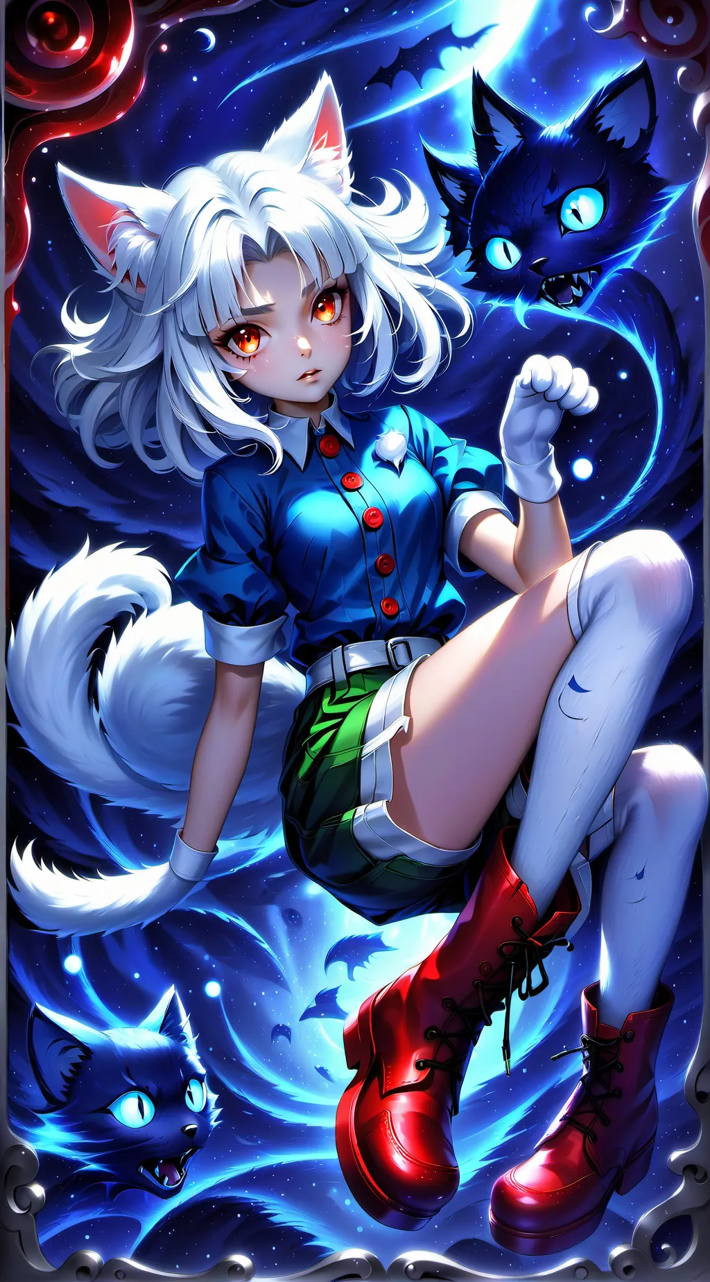 ai character: neferpitou  background