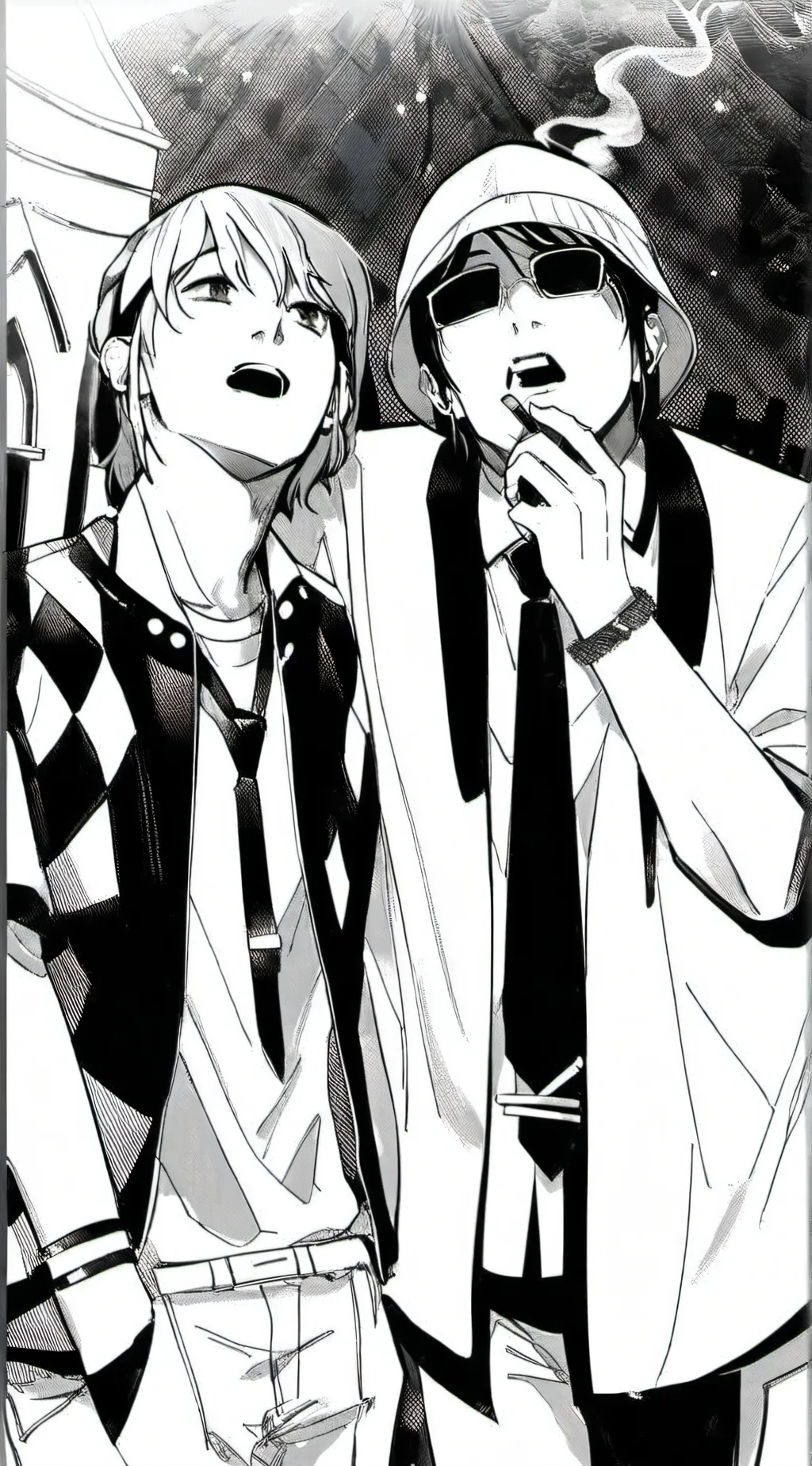 ai character: Carson and Daren background