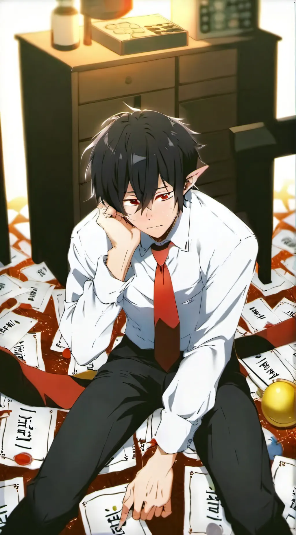 ai character: tamaki amajiki background