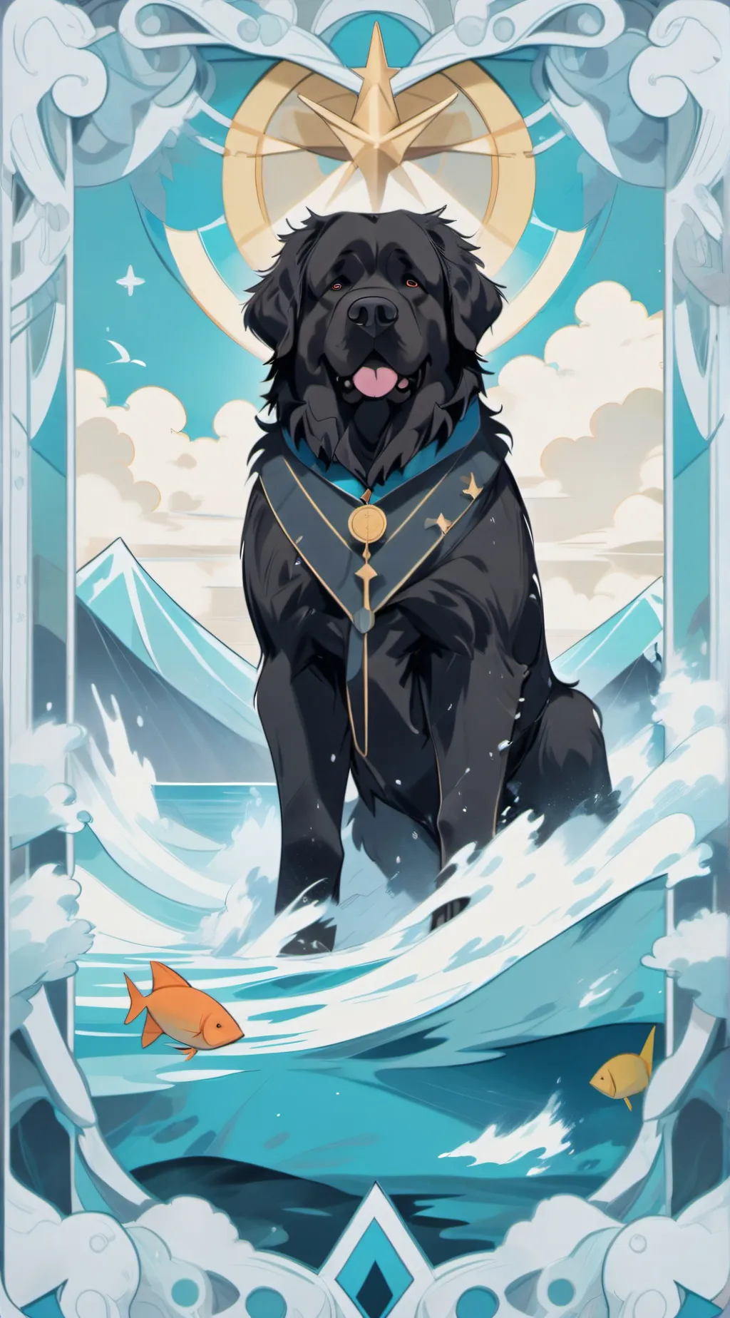 ai character: ₩Leon₩ background